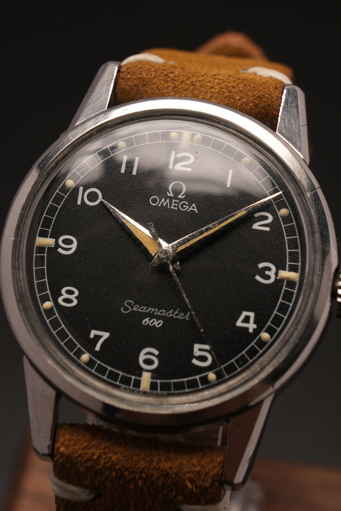 Vintage Black Dial Omega Seamaster 600 Military  Ref.14390-61 Manual