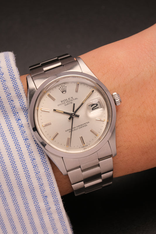 Vintage Rolex Oyster Date Ref 15000 Steel 34mm c 1981