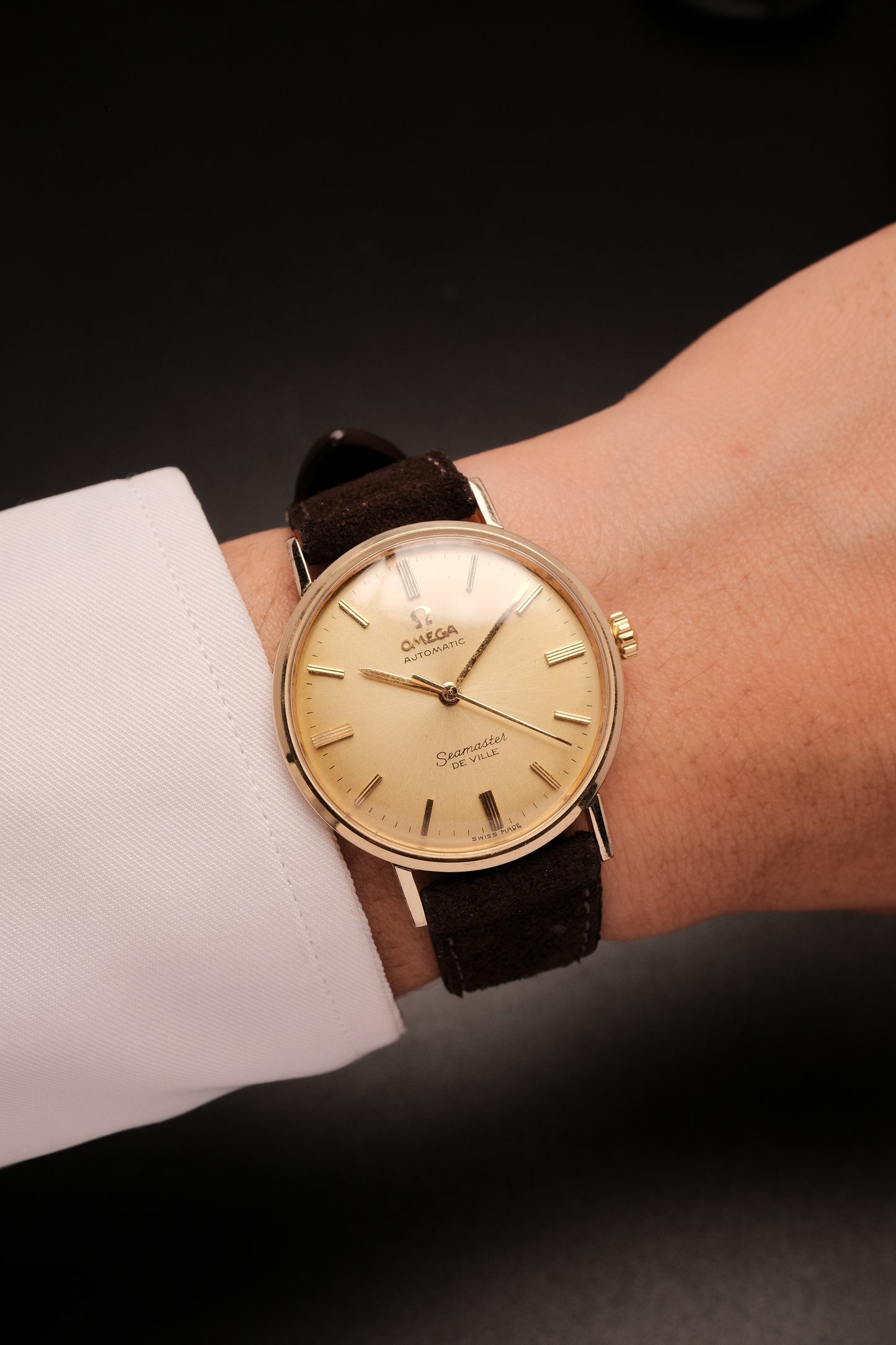 1963 Omega Seamaster De Villé Automatic Gold Dial Ref.RL6292